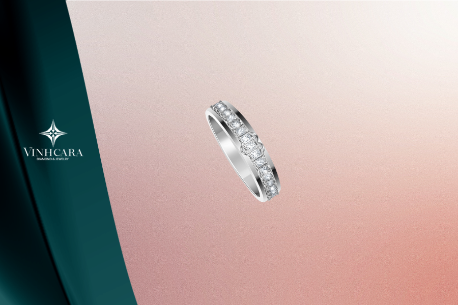 Top 6+ mẫu nhẫn cưới vàng trắng 14K đẹp, ý nghĩa cho ngày trọng đại